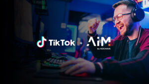 TikTok + AIM Logos