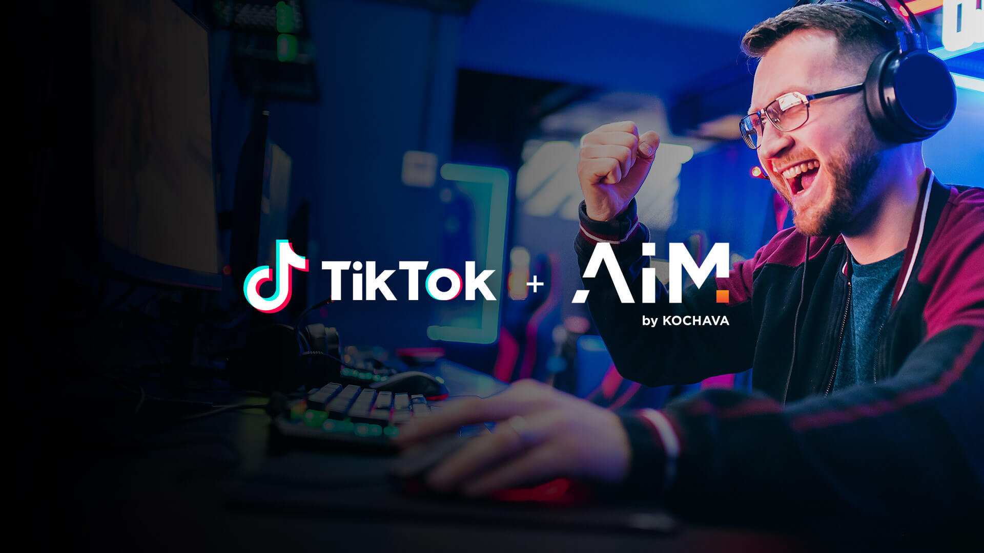 TikTok + AIM Logos